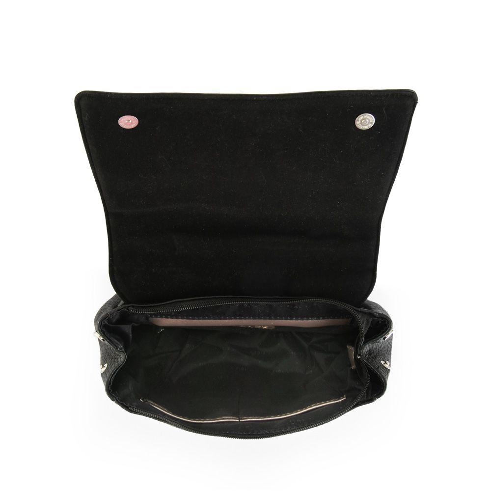 Mochila con tapa mediana alicia negro-3
