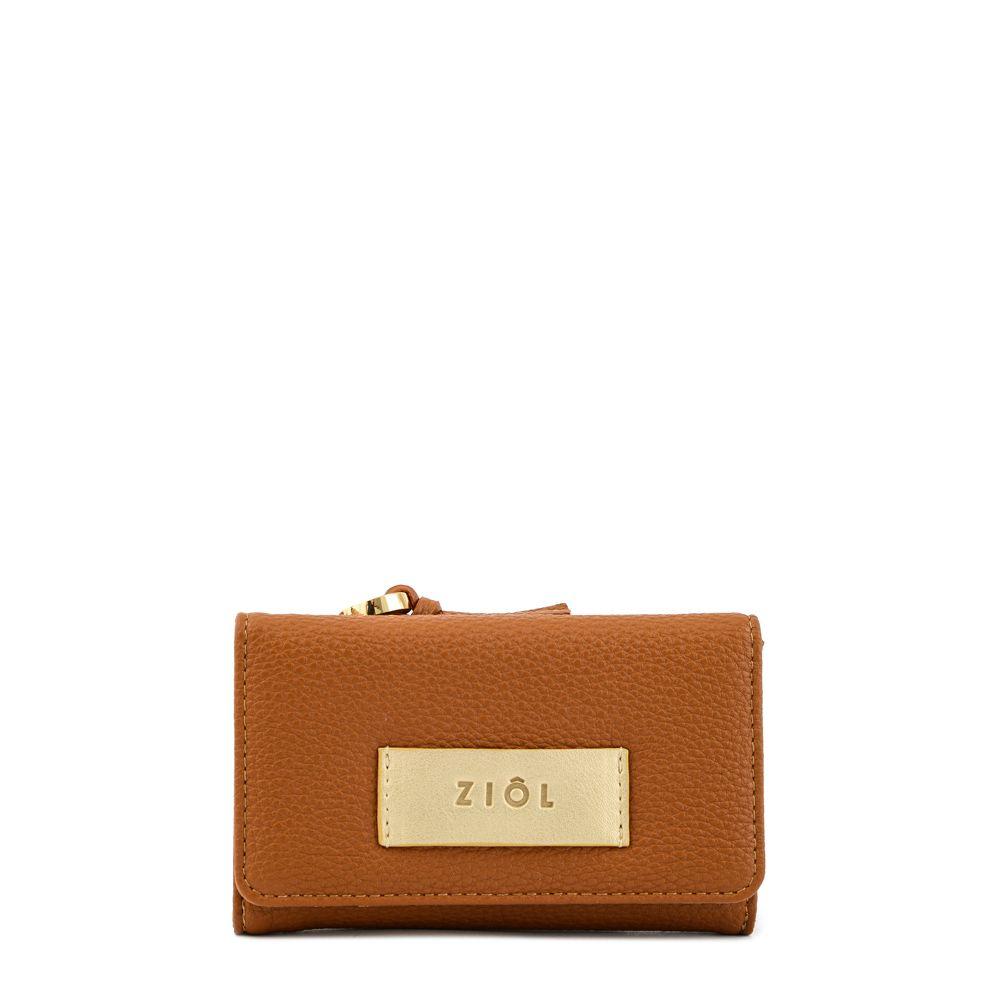 Billetera mediana masis café-0