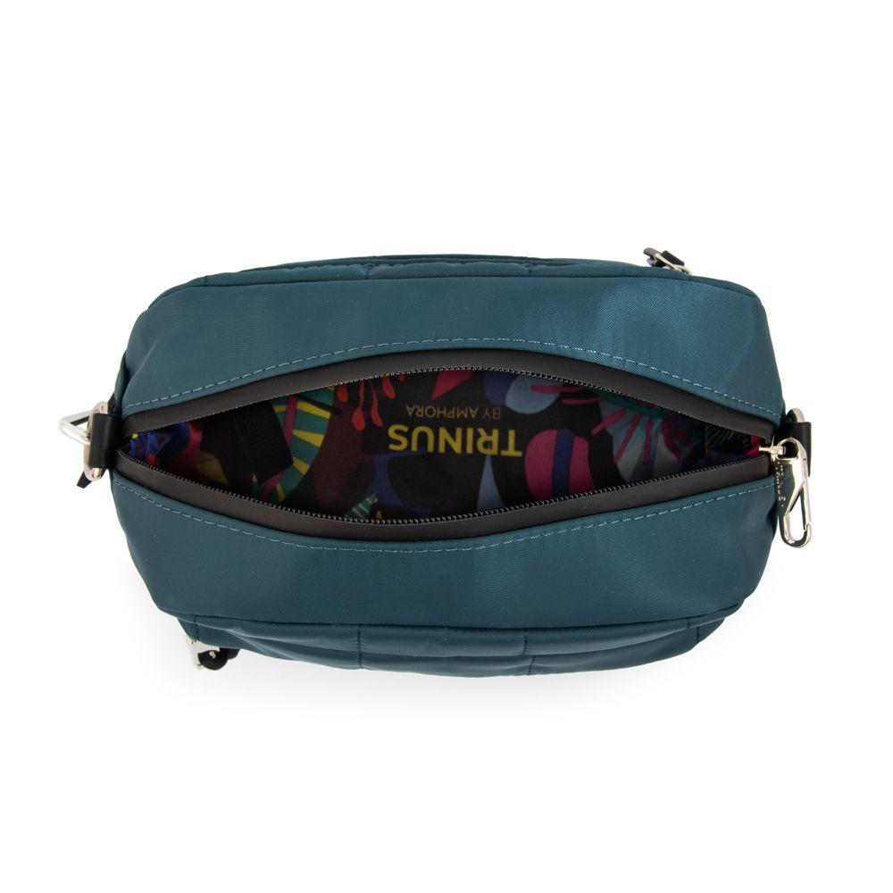 Cartera Bandolera pequeña lizel petroleo oscuro-3