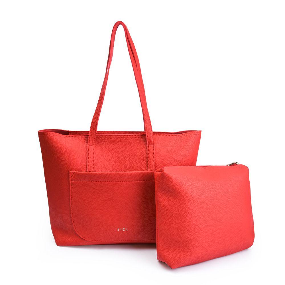 Cartera dos asas bote grande maisina rojo-3