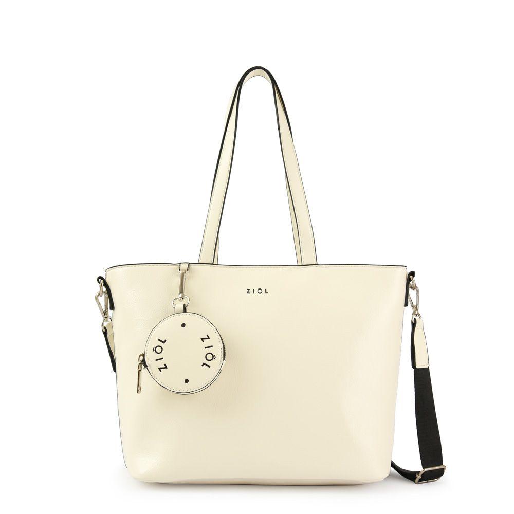 Cartera dos asas mediana avin blanco-0