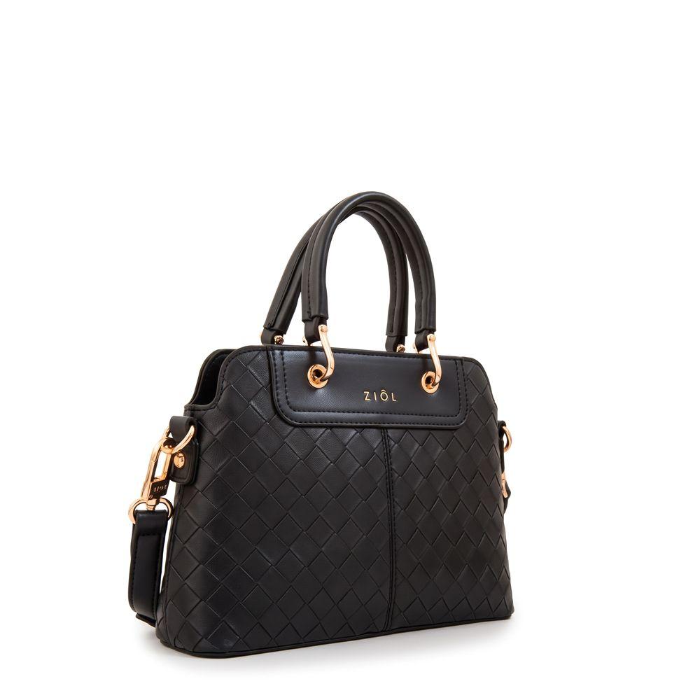 Cartera bandolera elvira mediana negro-1