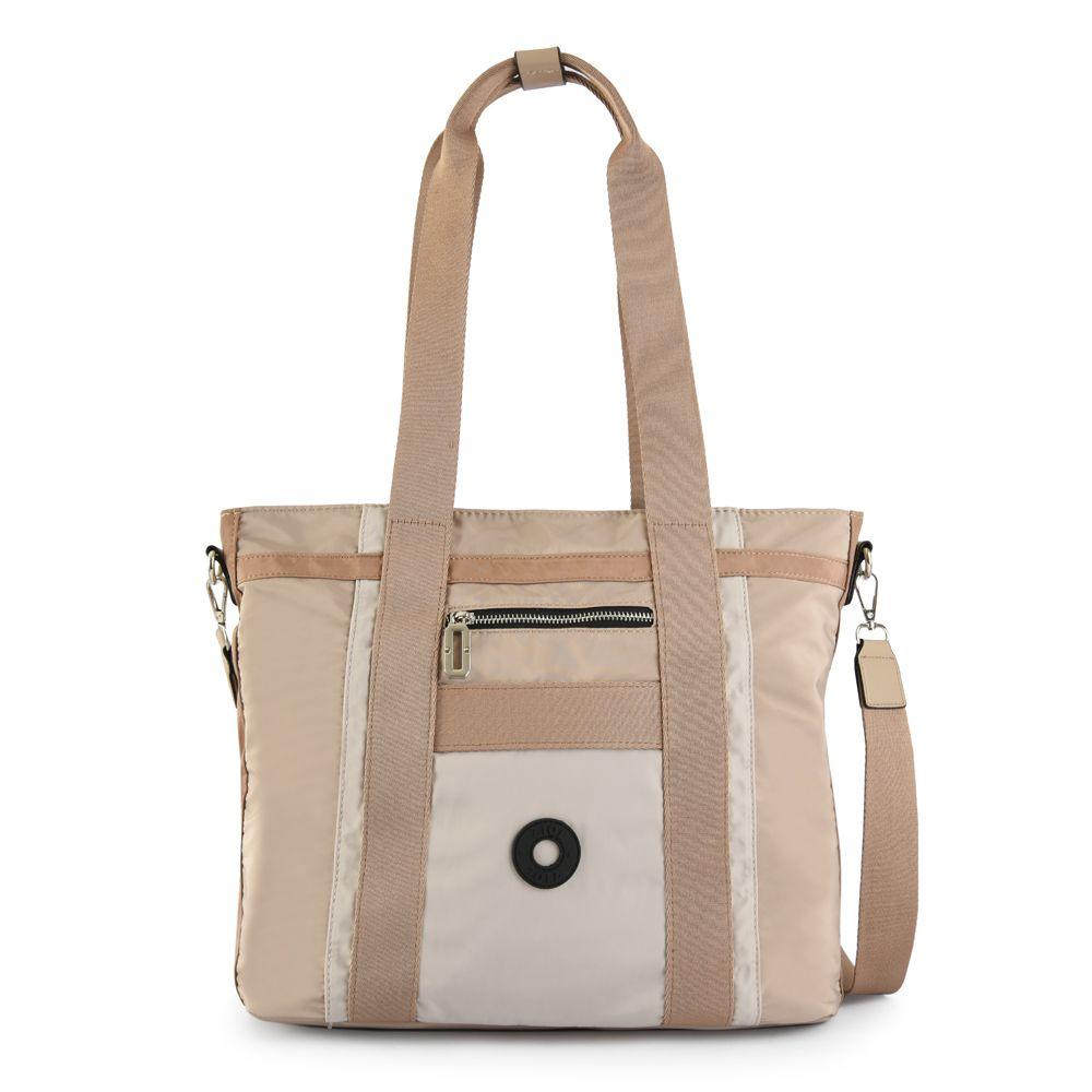 Cartera dos asas mediana evora taupe-0