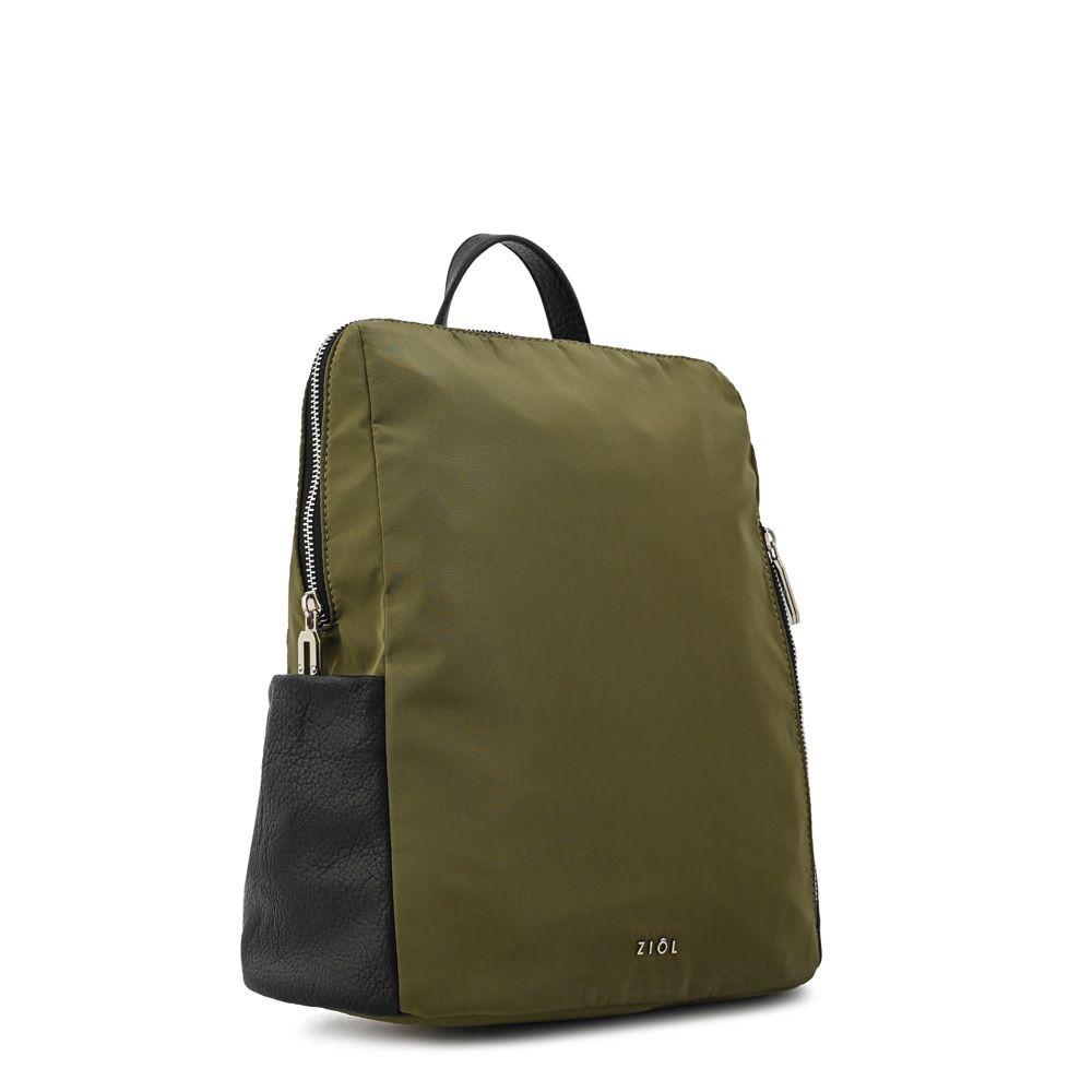 Mochila mediana devi verde oliva-1