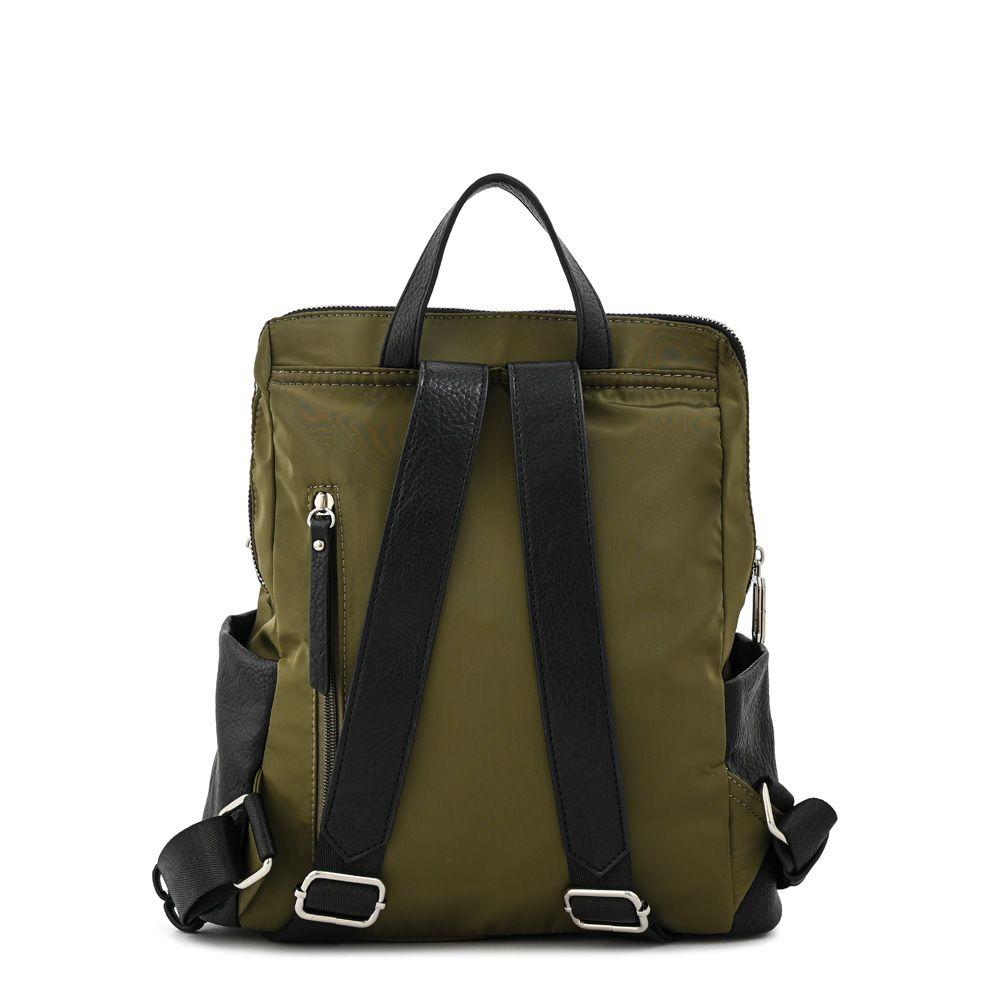 Mochila mediana devi verde oliva-2