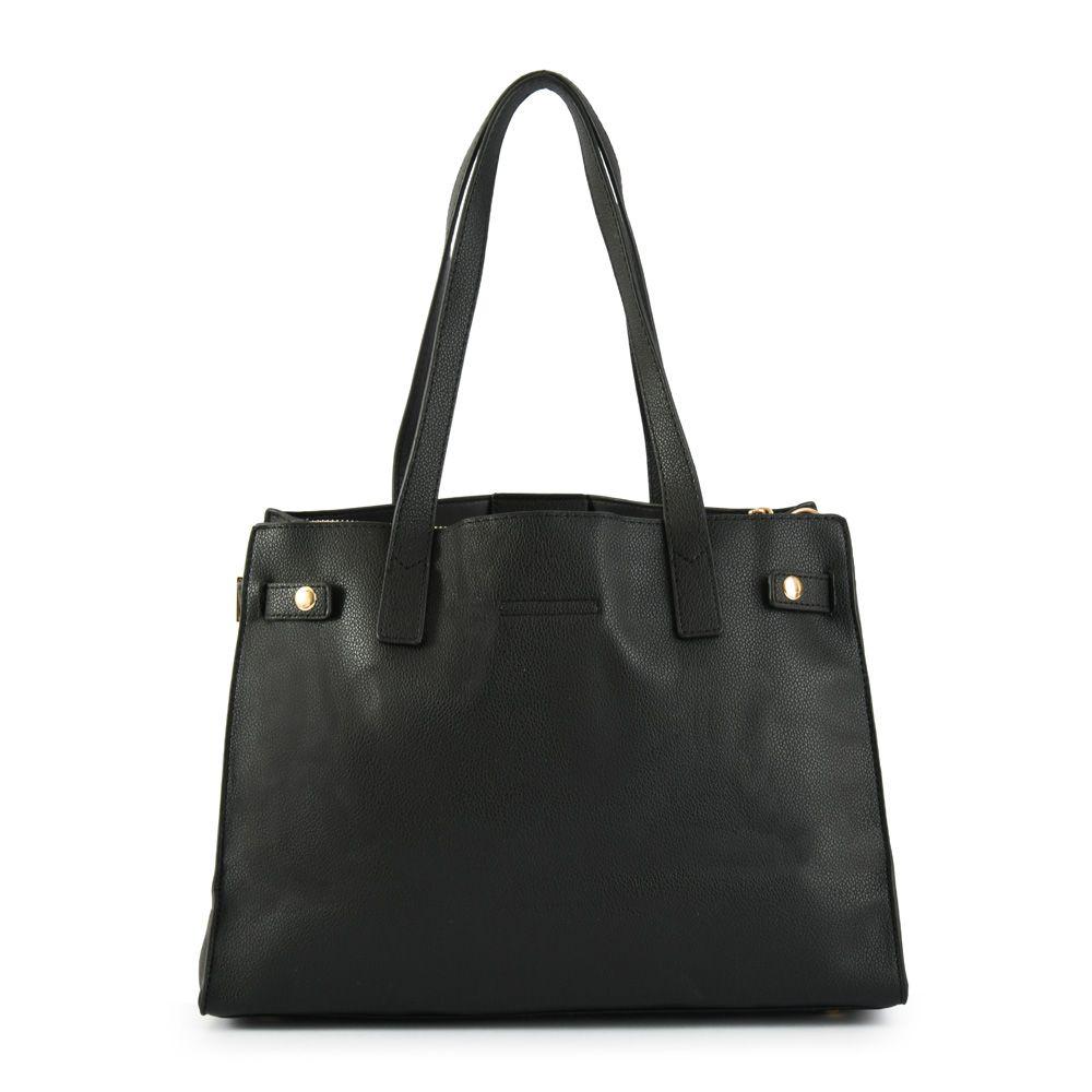 Cartera dos asas mediana rosaire negro-2