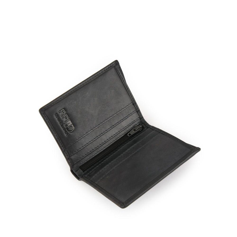 Billetera con cierre mediana gaspar azul-1