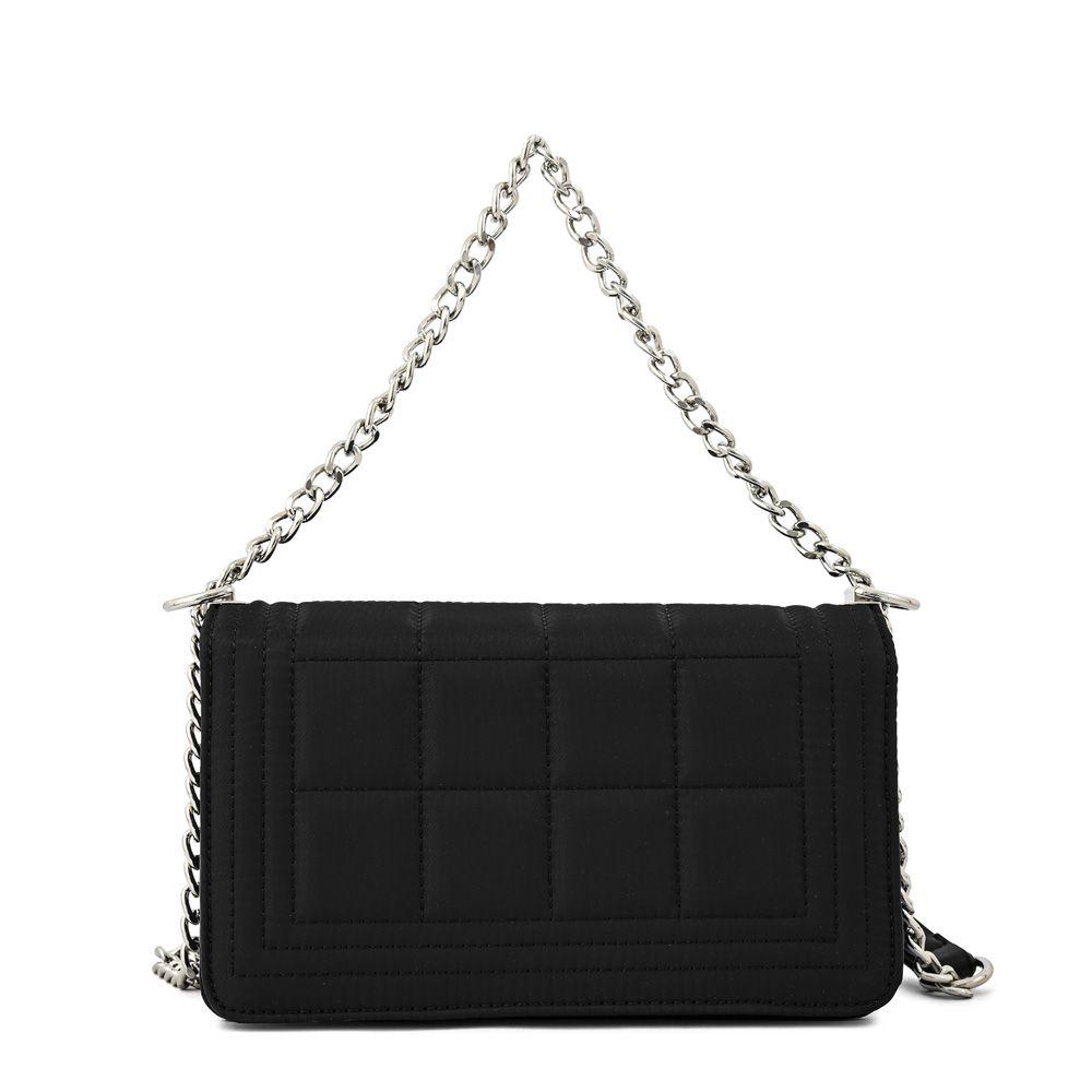 Cartera bandolera con tapa pequeña nay negro especial-0