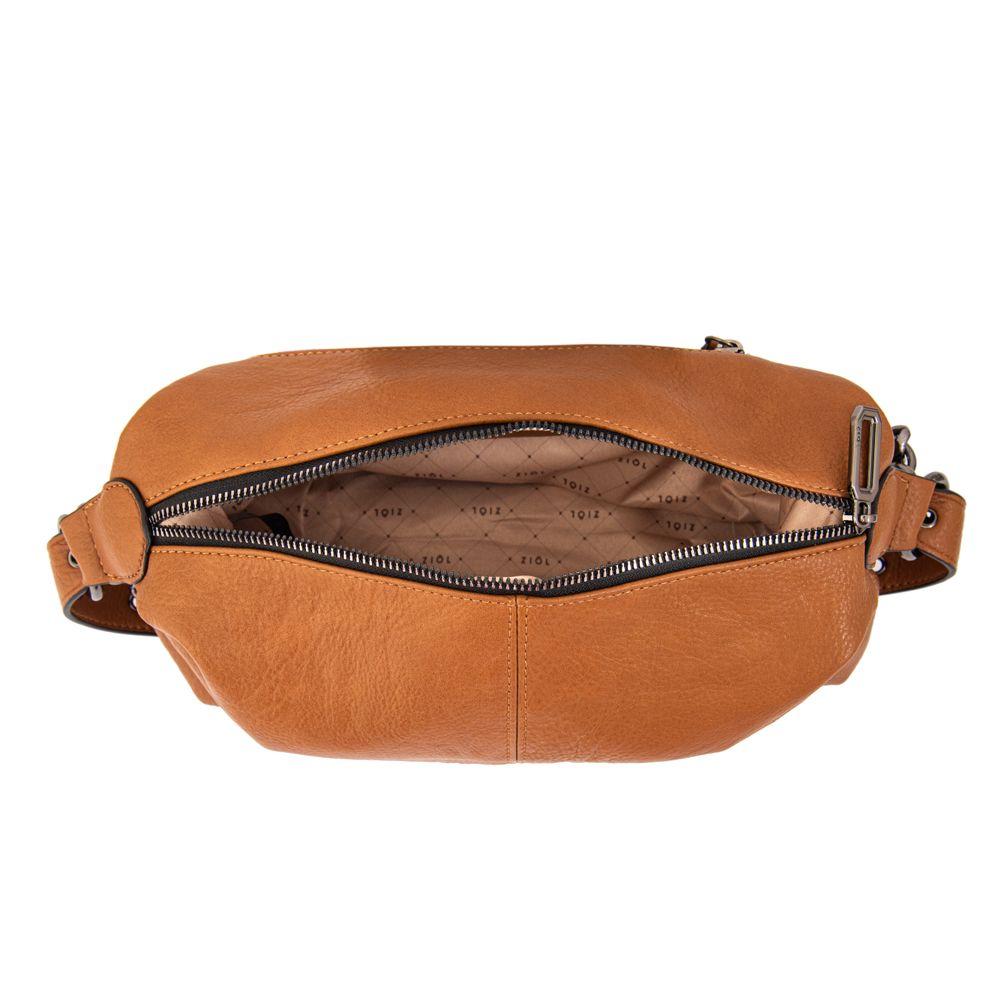 Cartera bandolera valeria mediana café-3