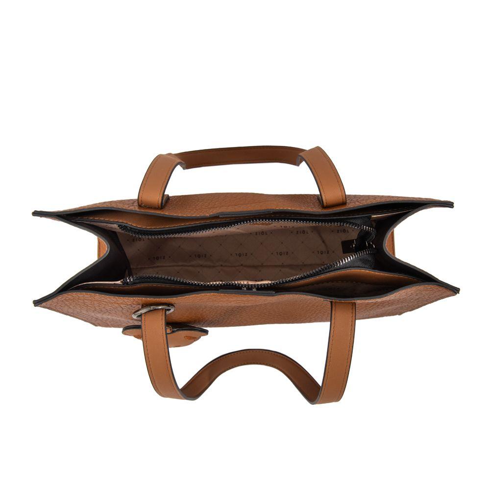 Cartera tote florencia mediana café-3