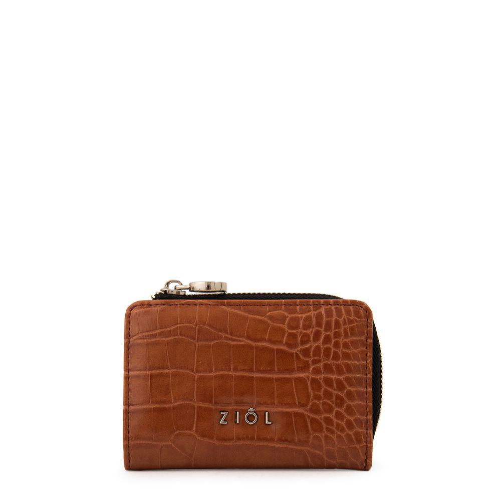 Billetera lorena pequeña camel-0