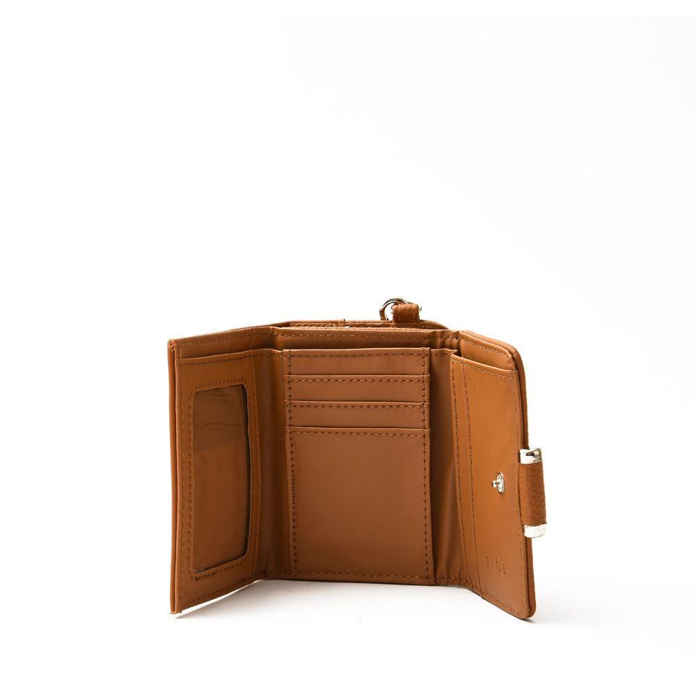 Chou Billetera Cierre Exterior Chica Camel-2