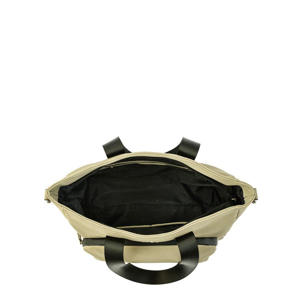 Cartera dos asas mediana mosset taupe-3