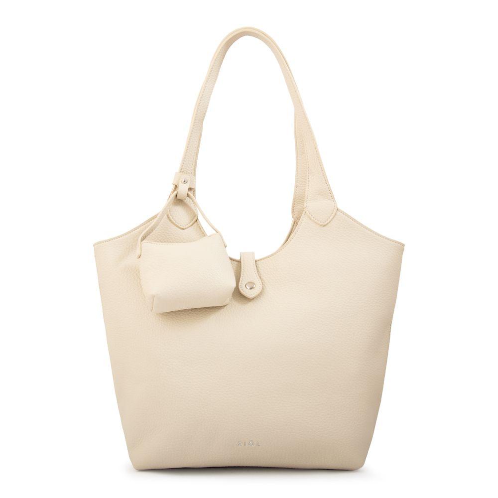Cartera tote carra blanco crudo-0