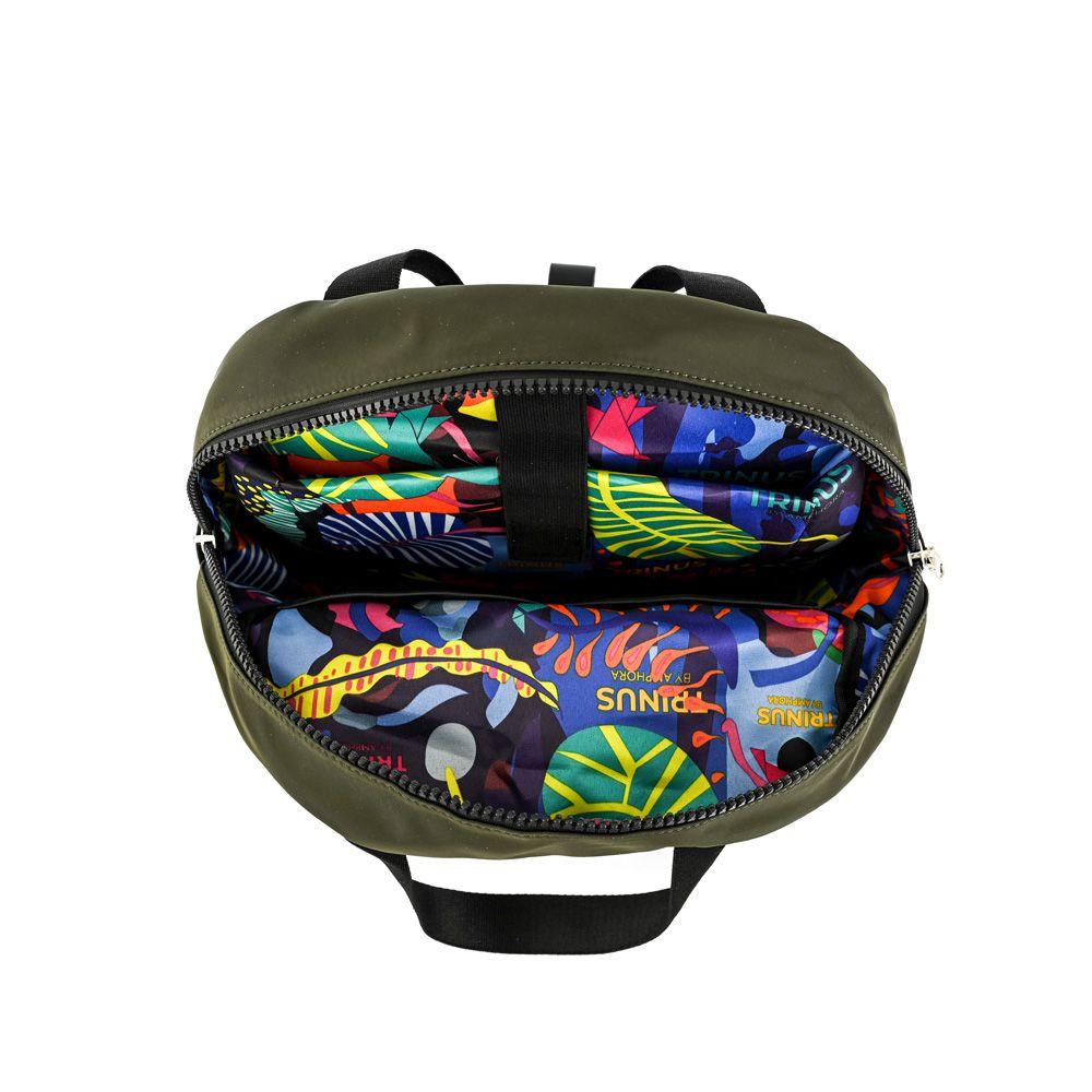 Mochila Porta Notebook Grande Patsy Verde Oliva-3
