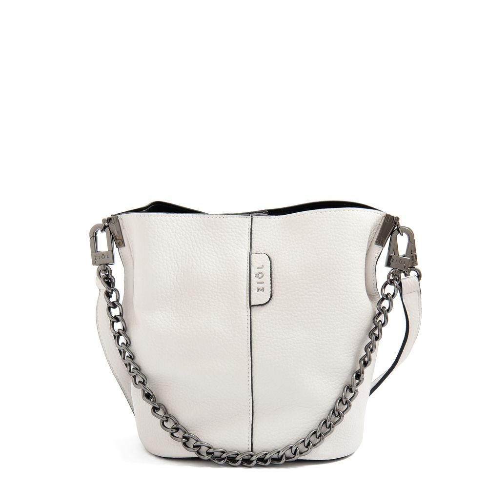 Cartera bandolera mediana asteria blanco crudo-0