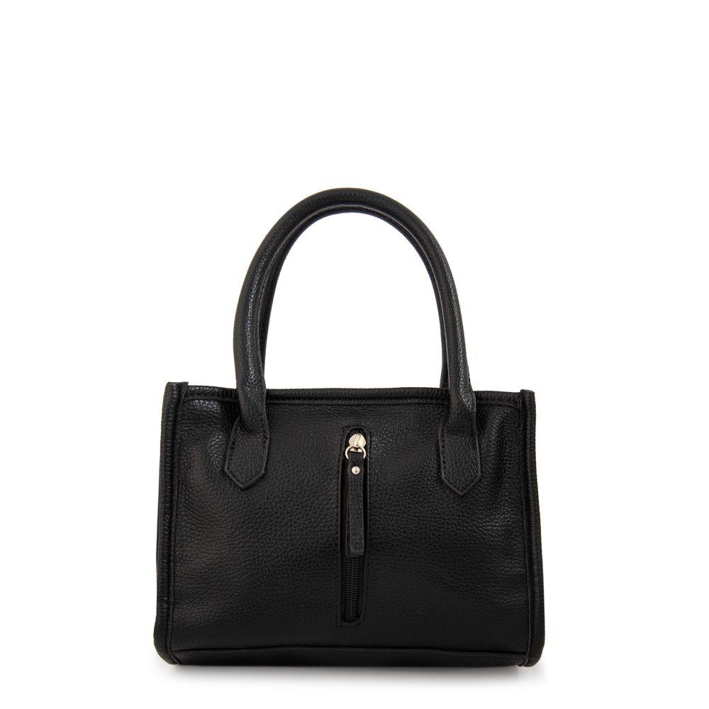 Cartera bandolera con asas renatta mediana negro-2
