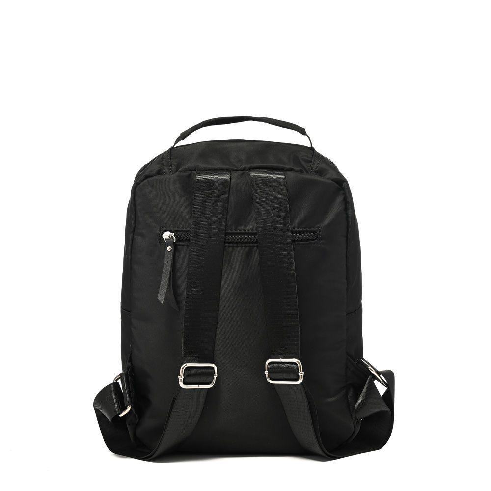 Mochila mediana listea negro-2