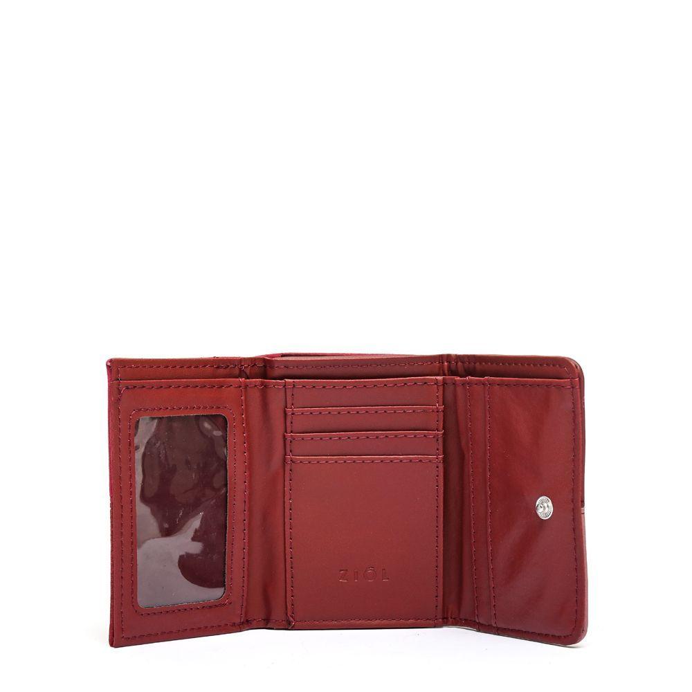 Billetera Ziol Pequeña Irenea Rojo -2
