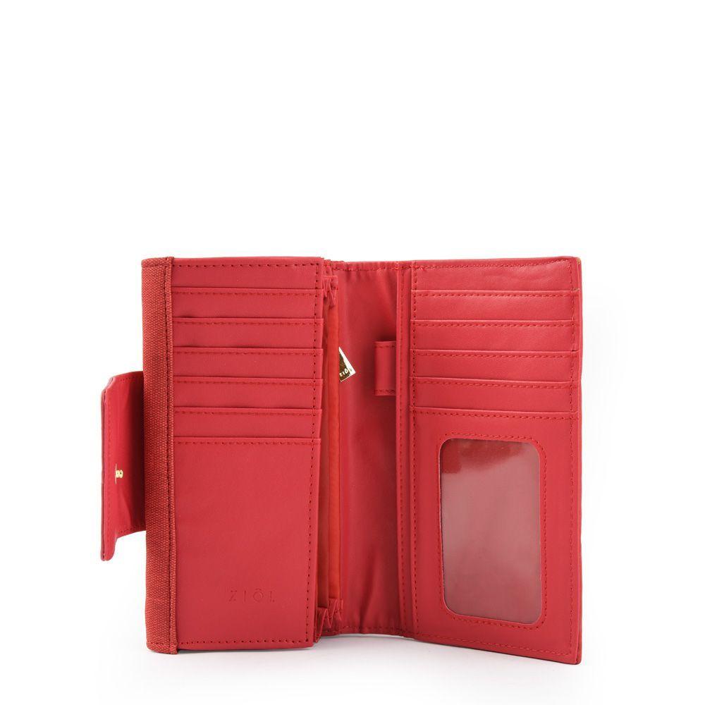 Ceratin Billetera Acordeon Grande Rojo-2