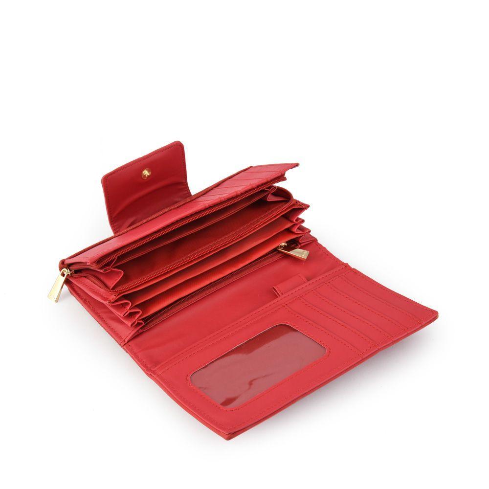 Ceratin Billetera Acordeon Grande Rojo-3