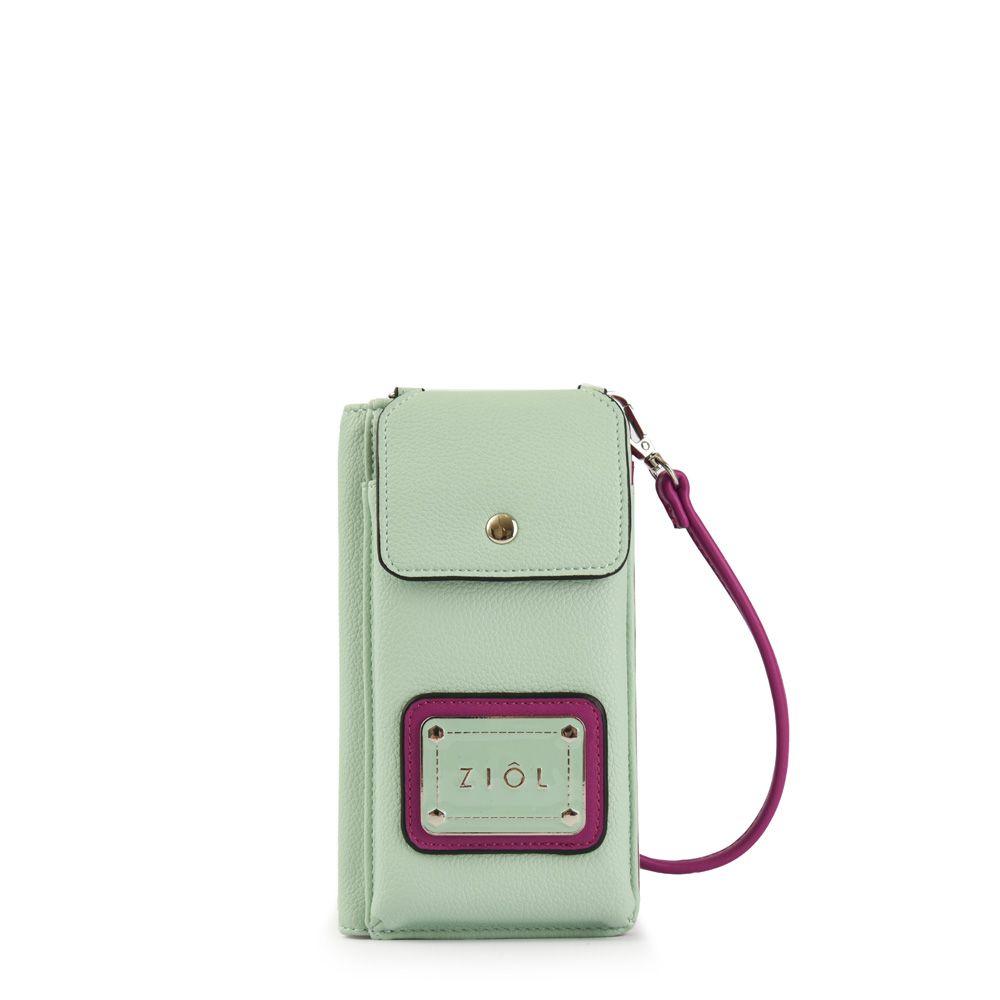 Billetera pequeña miravet verde agua-0