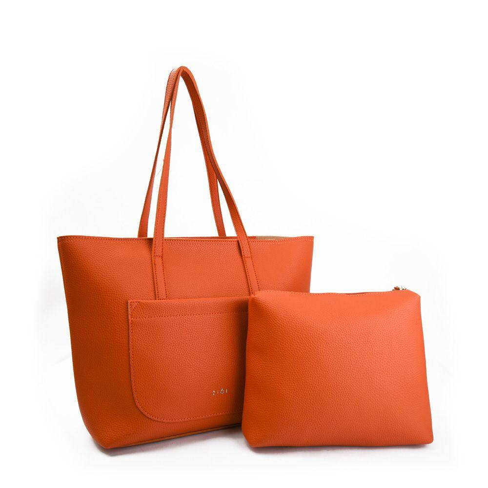 Cartera dos asas bote grande maisina naranja-2