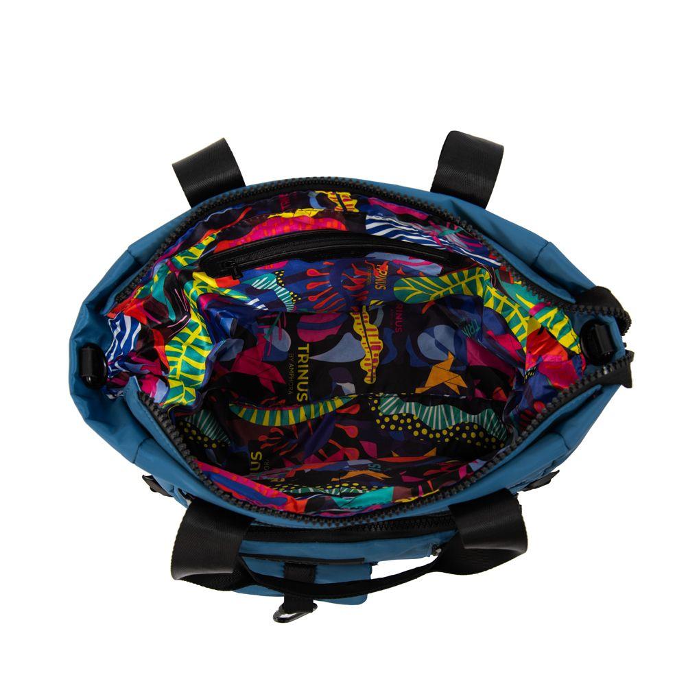 Cartera tote regina grande azul-3