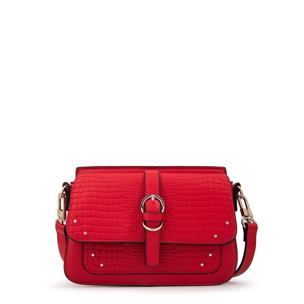 Cartera bandolera lucrecia pequeña rojo-0