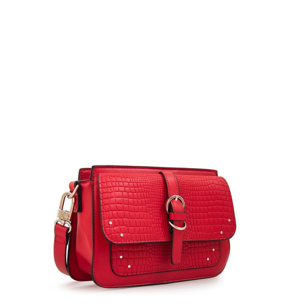 Cartera bandolera lucrecia pequeña rojo-1