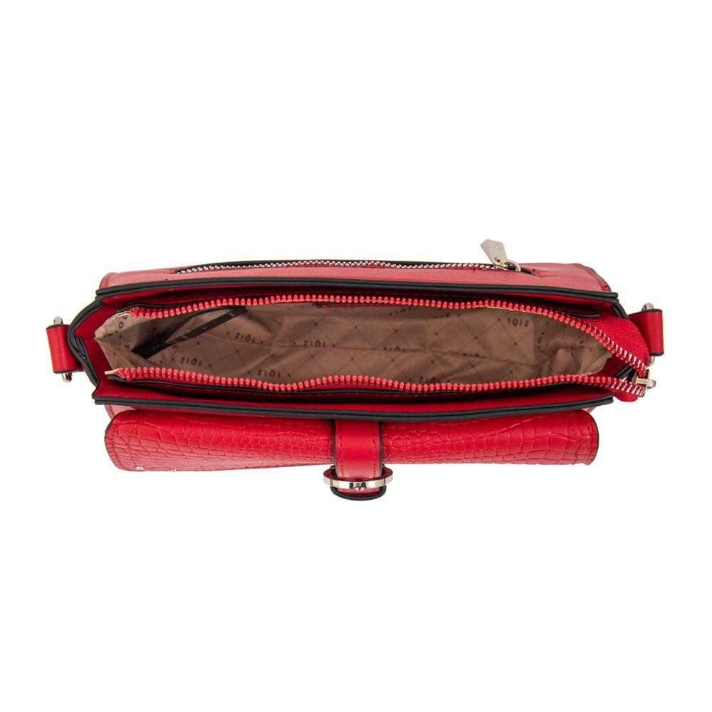 Cartera bandolera lucrecia pequeña rojo-3