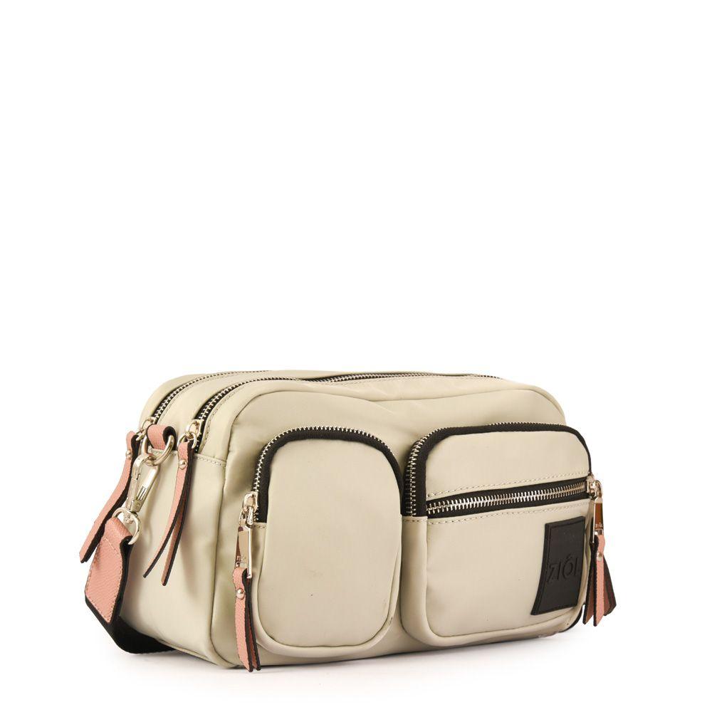Cartera bandolera mediana fadora blanco crudo-1