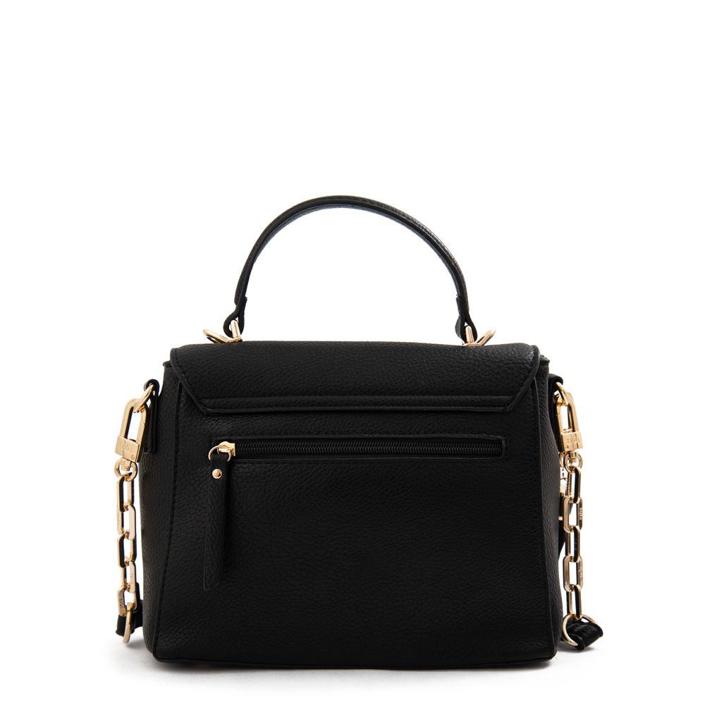 Cartera bandolera con tapa pequeña elaia negro especial-2