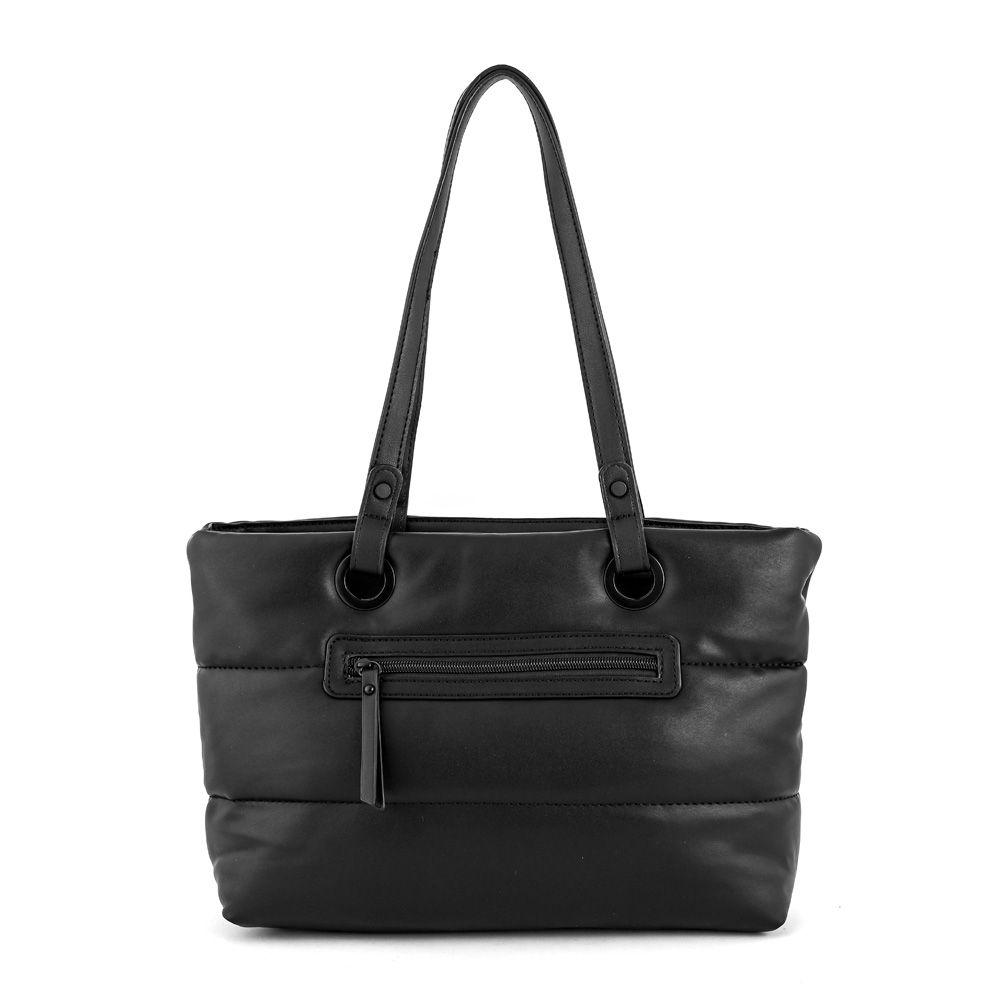 Cartera dos asas tres divisiones mediana sindra negro-2