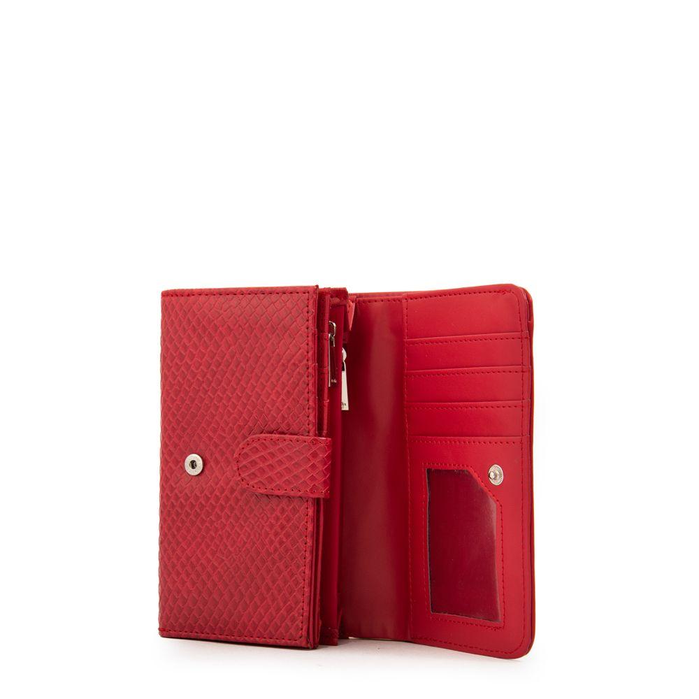 billetera con tapa mediana zia rojo-2