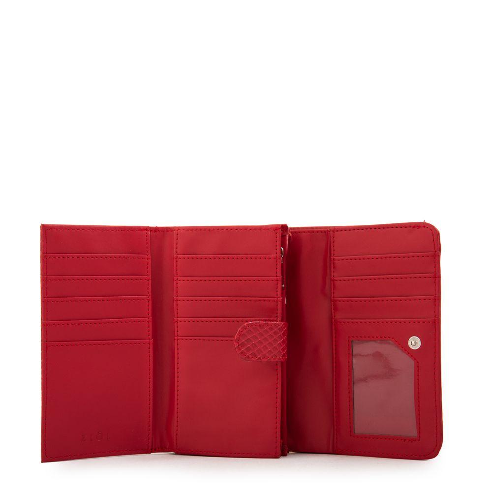 billetera con tapa mediana zia rojo-3