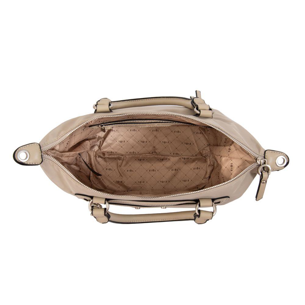 Cartera tote fanny mediana beige-3