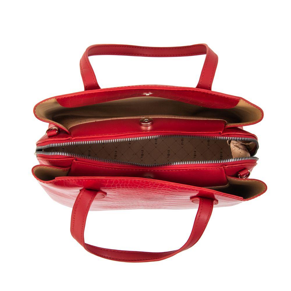 Cartera tote francini mediana rojo-3