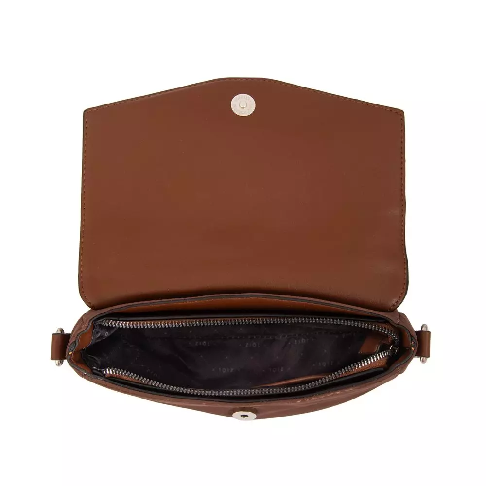 Cartera bandolera raquel pequeña café-3