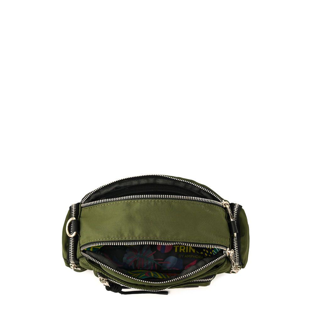 Cartera bandolera mediana halia verde oliva-3