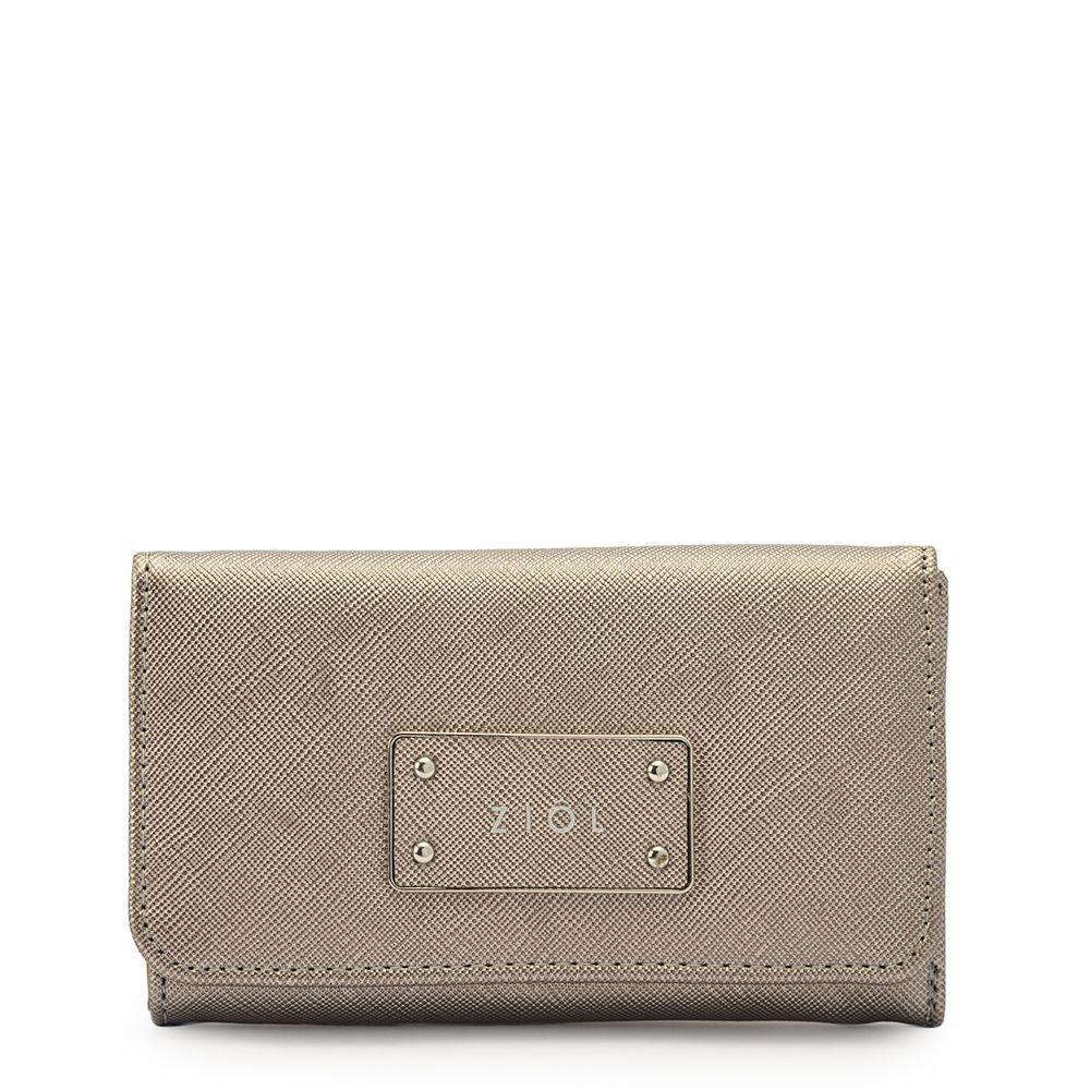 Roby Billetera Mediana Plateado Oscuro-0