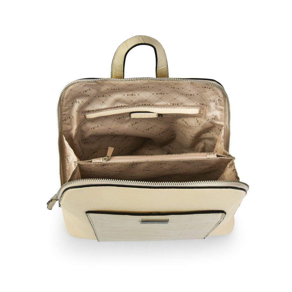 Mochila mediana viera blanco crudo-3