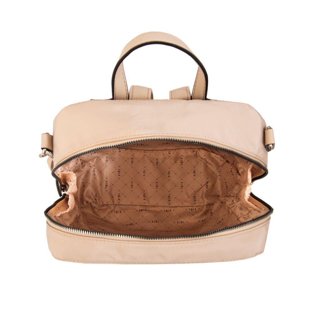 Mochila michelle mediana beige-3