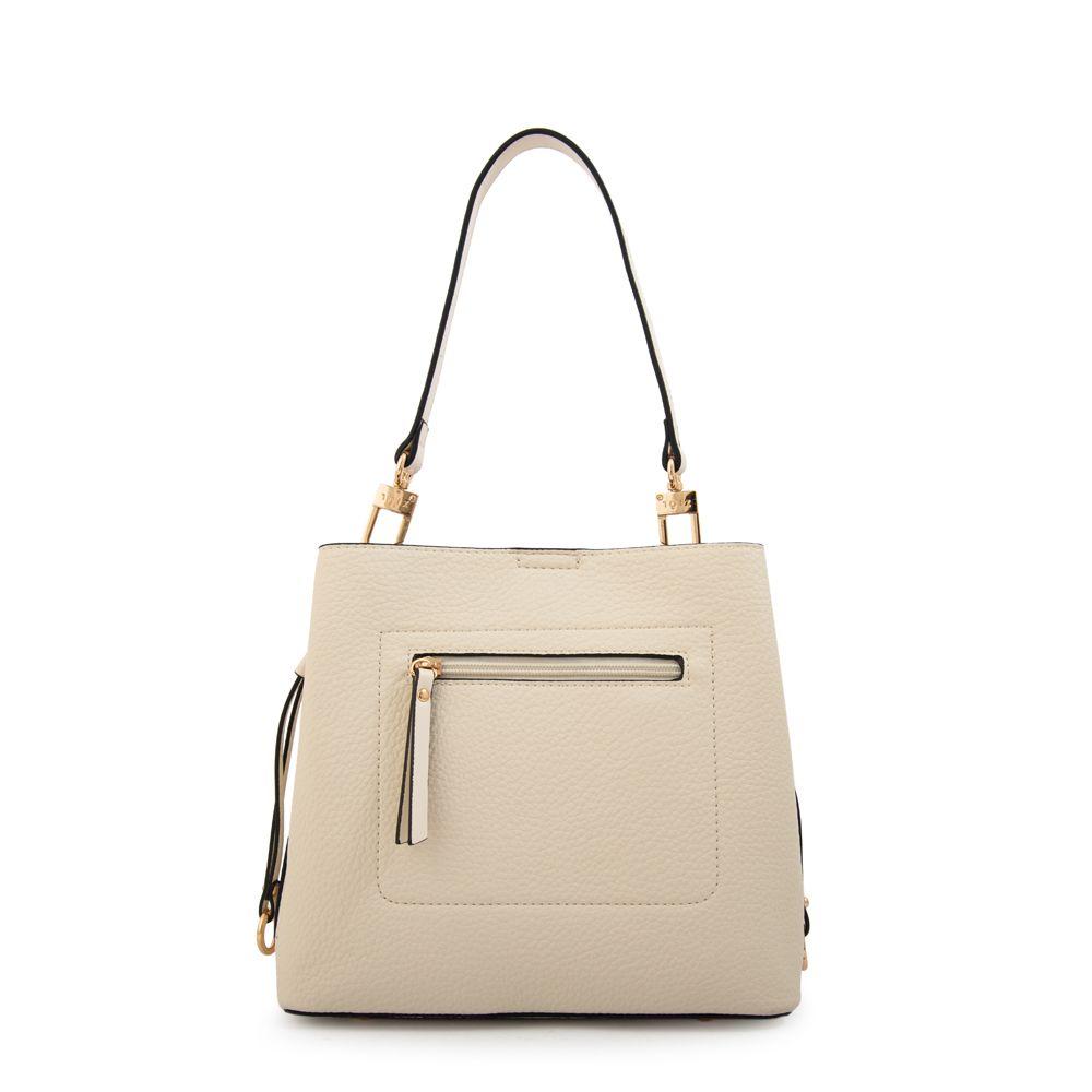 Cartera Bandolera ariadna mediana blanco crudo-2