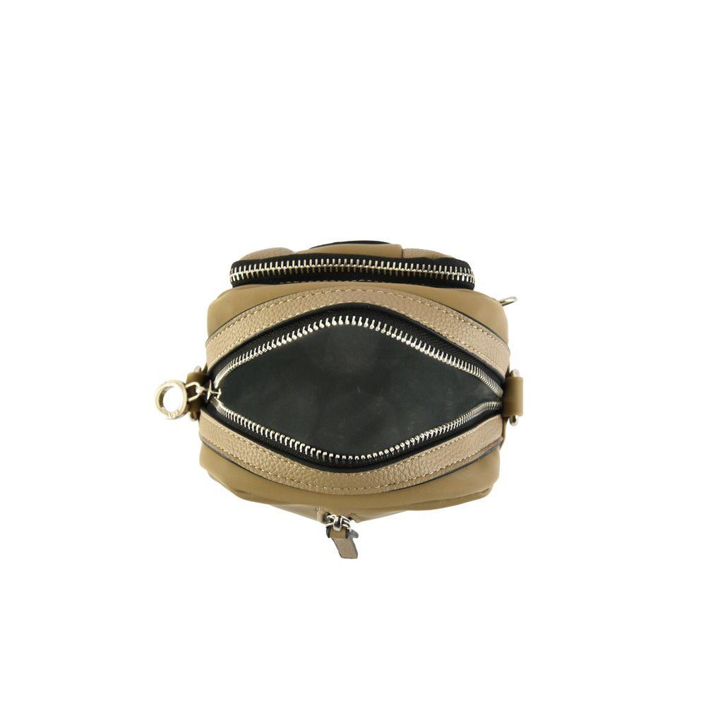 Cartera bandolera pequeña goshi taupe oscuro-3