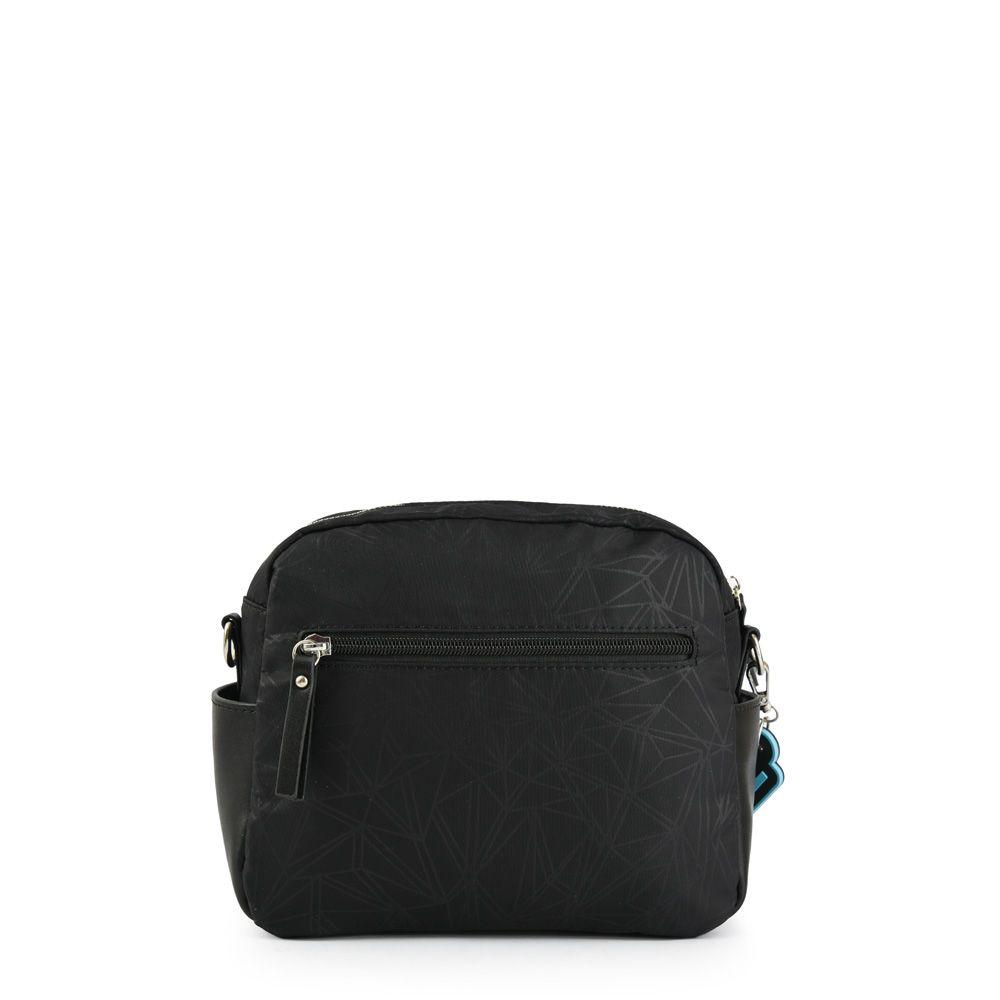 Cartera bandolera mediana saumon negro-2