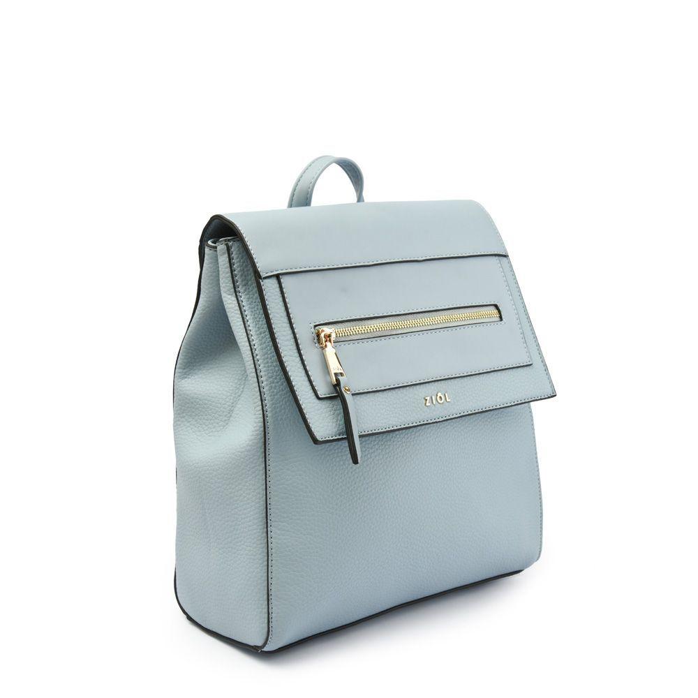 Fedrang Mochila Con Tapa Mediana Denim-1