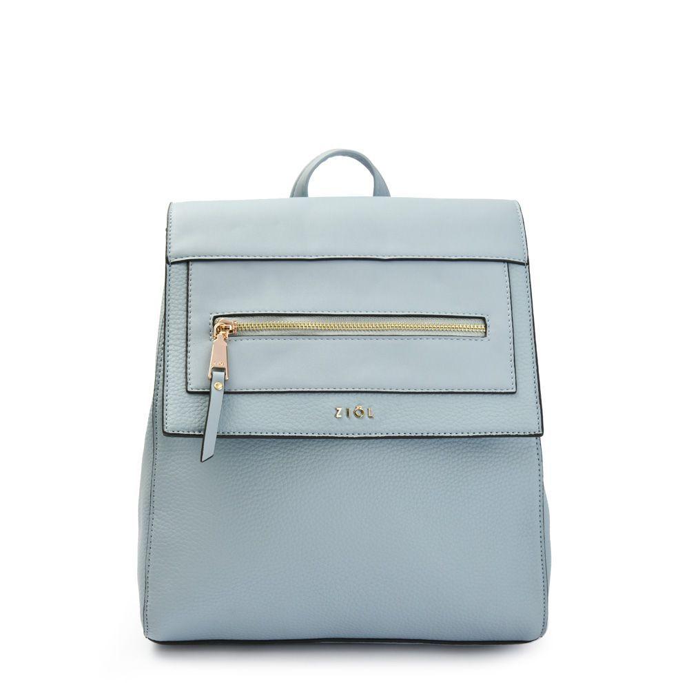 Fedrang Mochila Con Tapa Mediana Denim-0