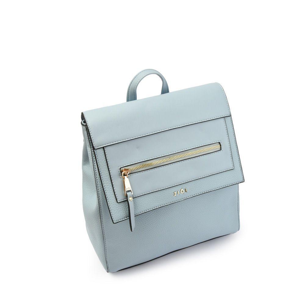 Fedrang Mochila Con Tapa Mediana Denim-2