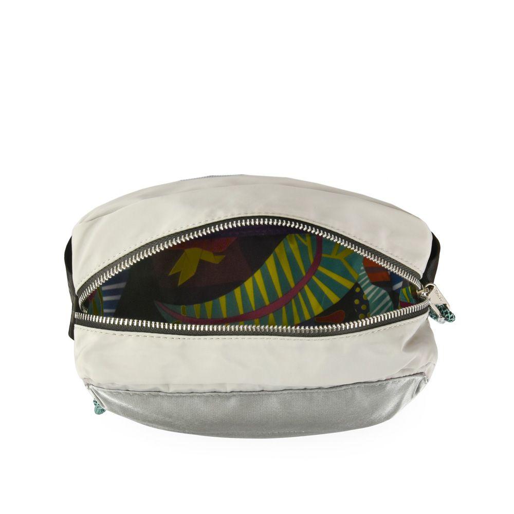 Cartera Bandolera Mediana Rou Gris Claro-3